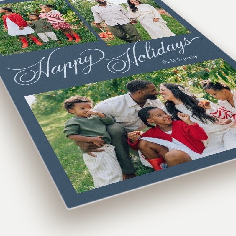 Script Collage Holiday Card