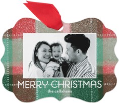 Textured Christmas Plaid