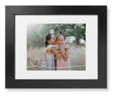 Double Heart Line Art