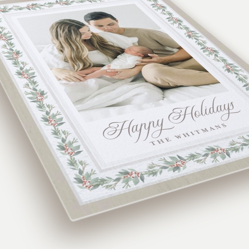Painted Foliage Holiday Card