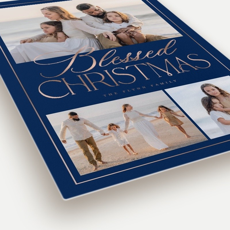 Refined Collage Holiday Card