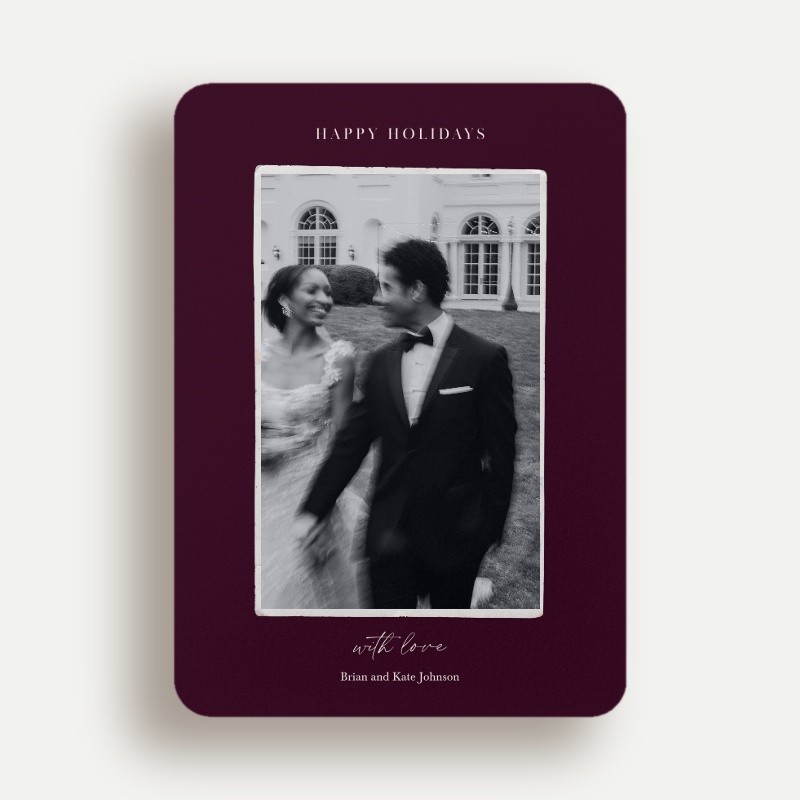 Vintage Portrait Holiday Card