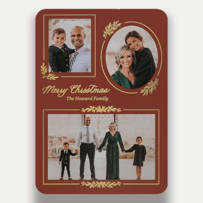 Botanical Frames Holiday Card