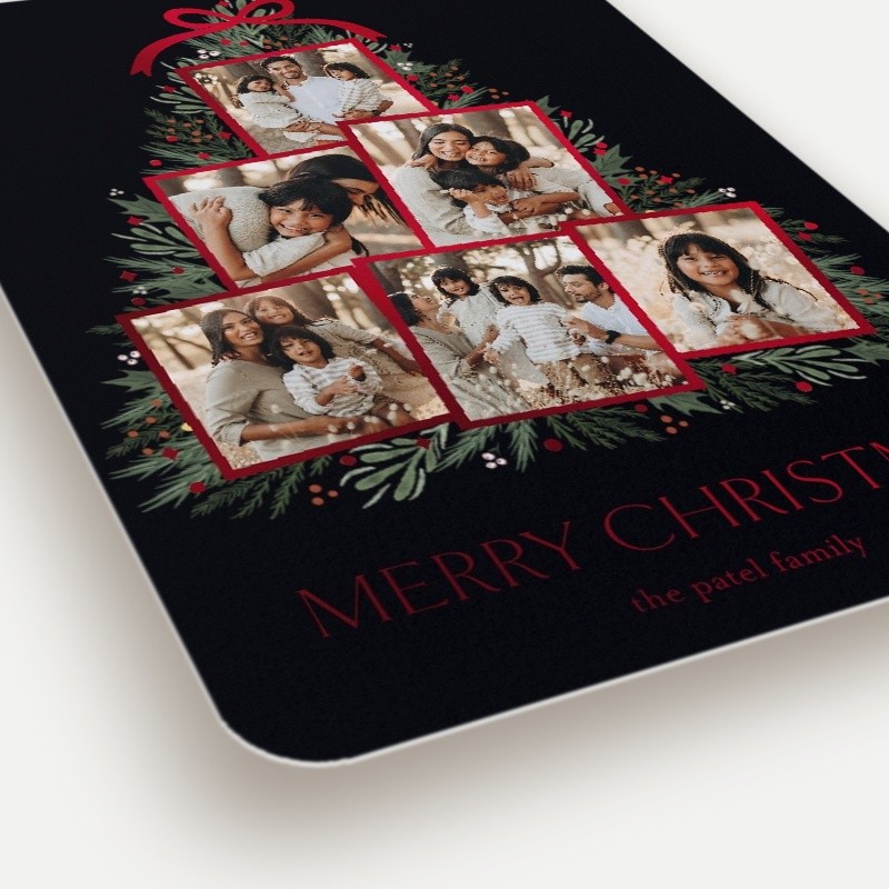 Tree Collage Holiday Card