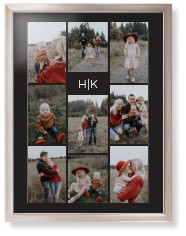 Modern Gallery Monogram of Nine