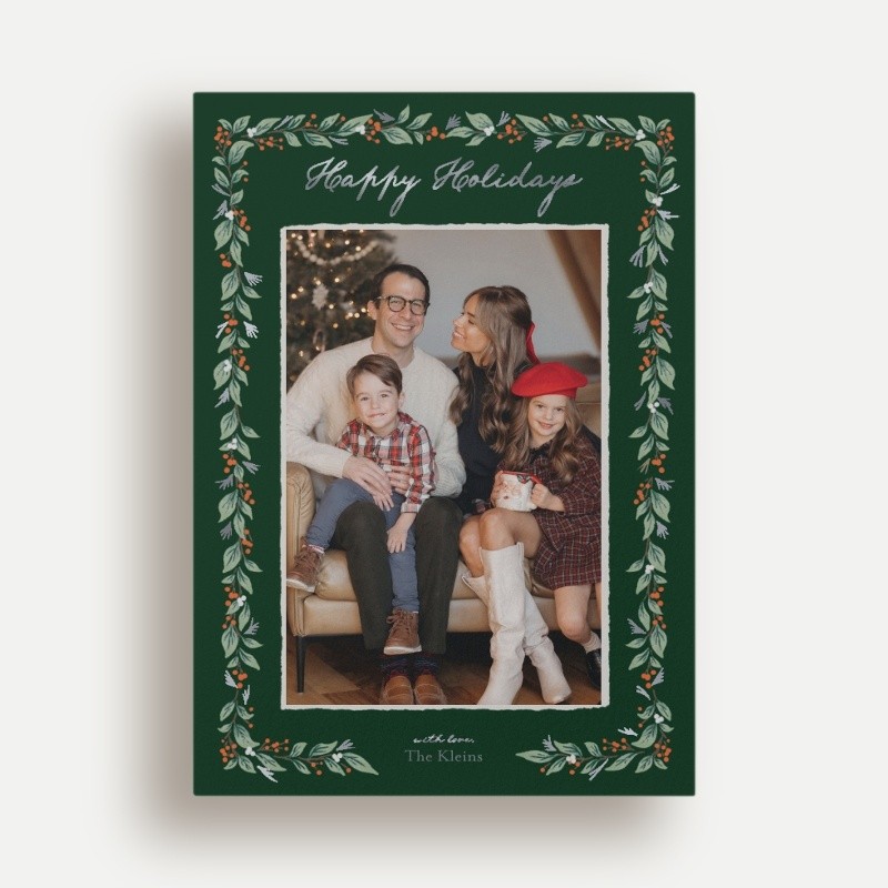 Botanical Frame Holiday Card