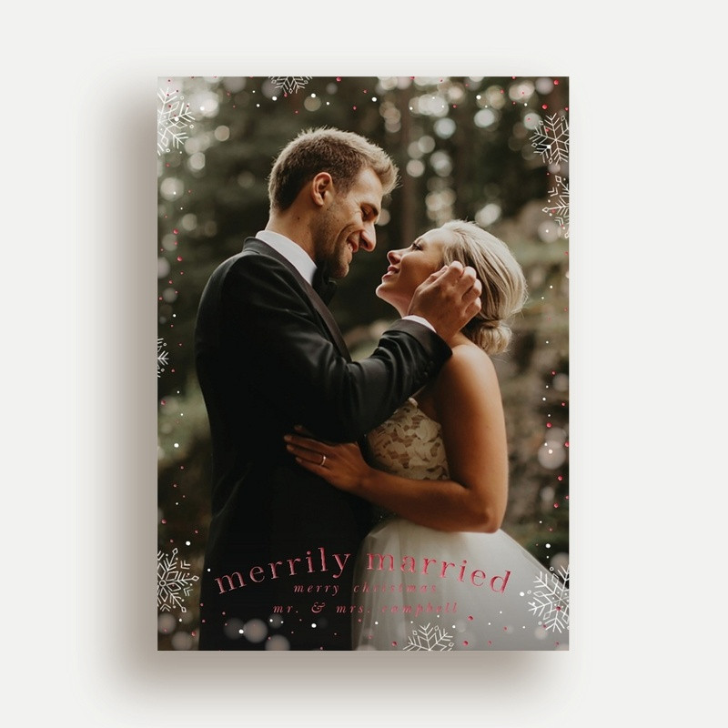 Luxury Iridescent Foil Wedding Cards