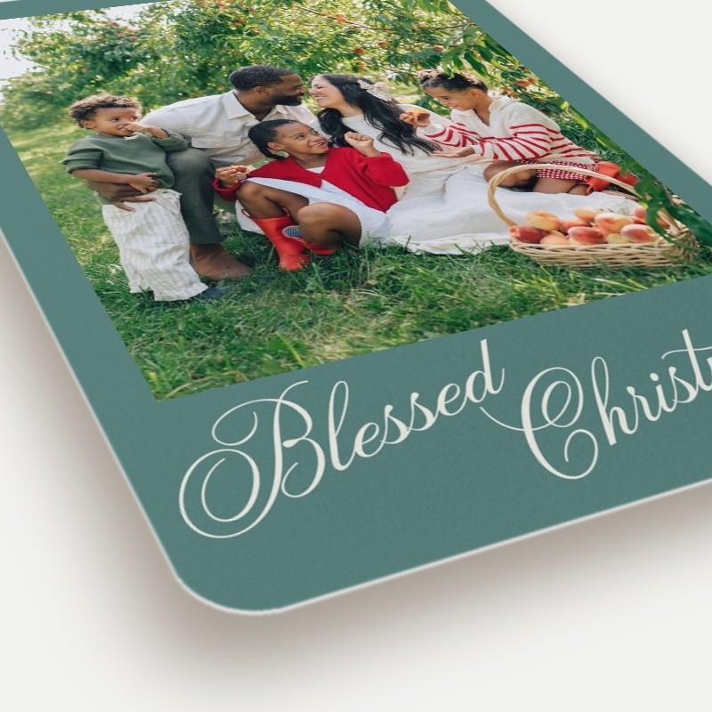 Script Collage Holiday Card