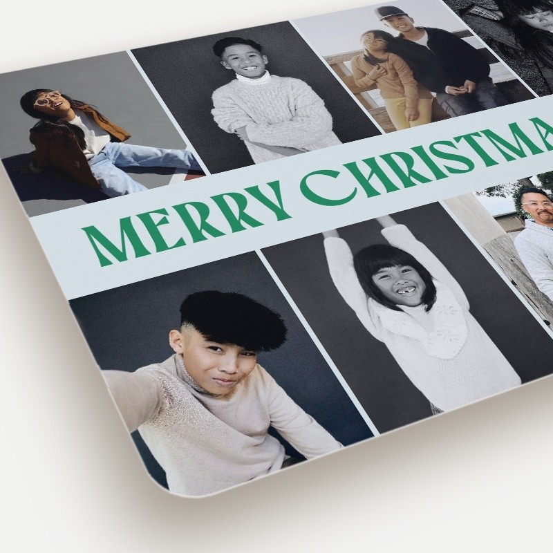 Bold Collage Holiday Card