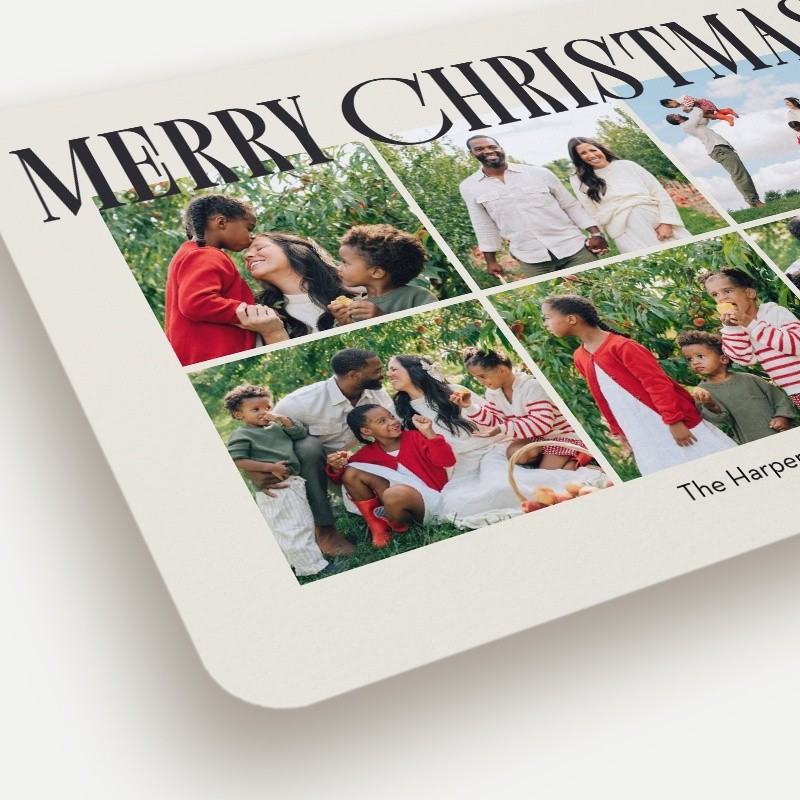 Elegant Serif Holiday Card