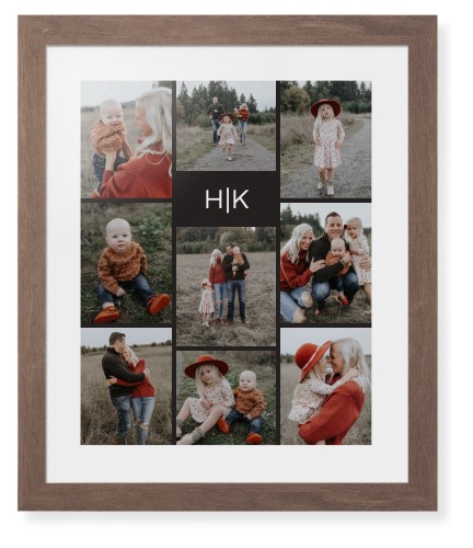 Modern Gallery Monogram of Nine