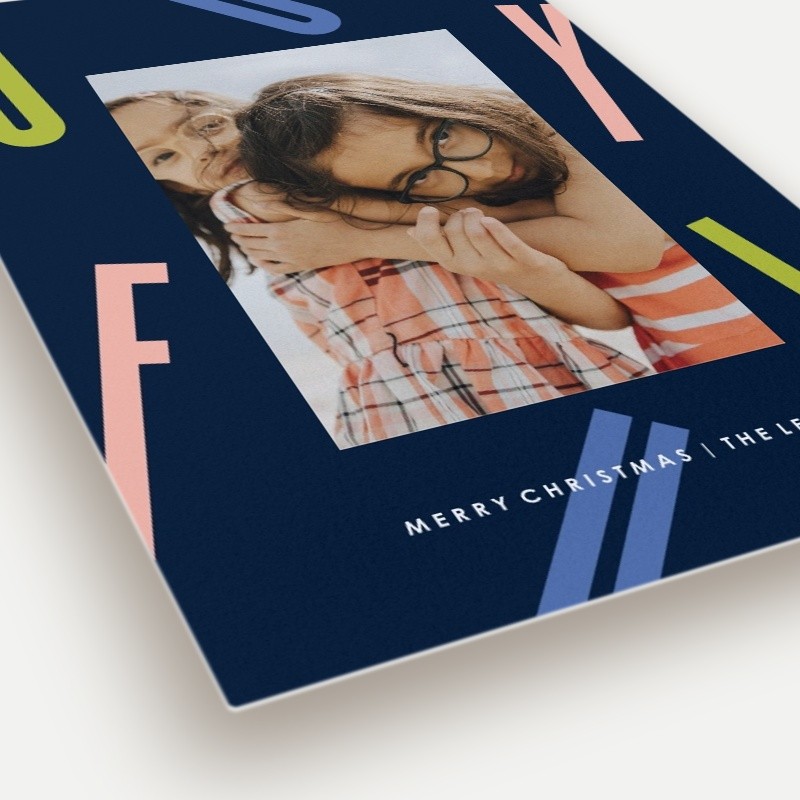 Scattered Joyful Holiday Card