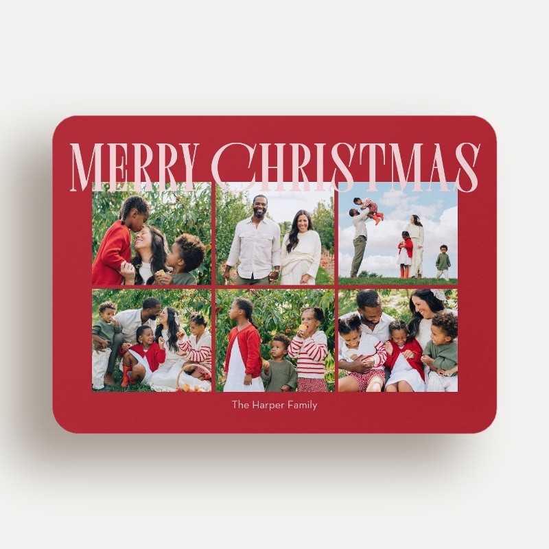 Elegant Serif Holiday Card