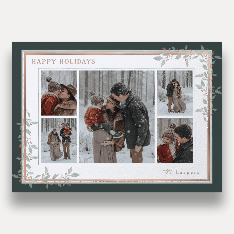 Climbing Vines Holiday Card