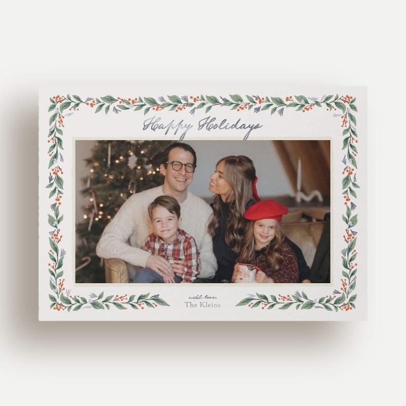 Botanical Frame Holiday Card