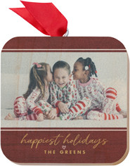 Happiest Holidays Frame