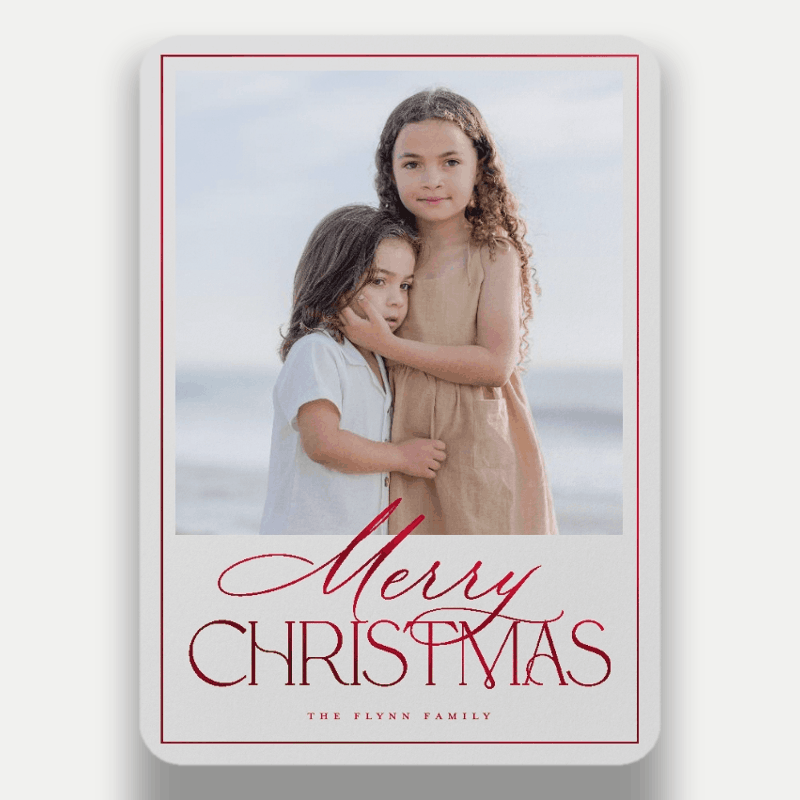 Refined Collage Holiday Card