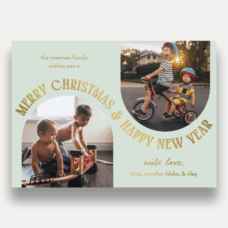 Arched Greeting Holiday Card