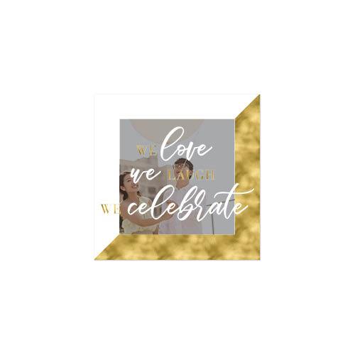 Black and White Confetti Shine 8x8 undefined  Premium Album