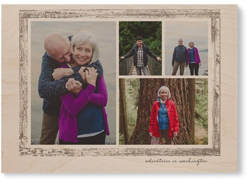 Brushed Border Collage Of Four