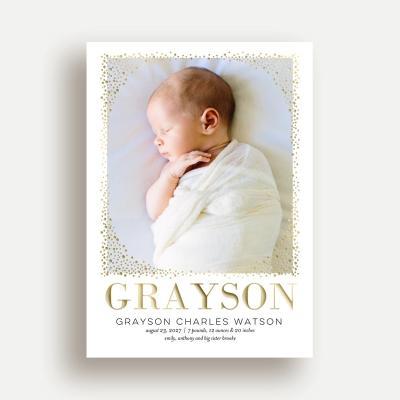 Shimmering Baby Borders