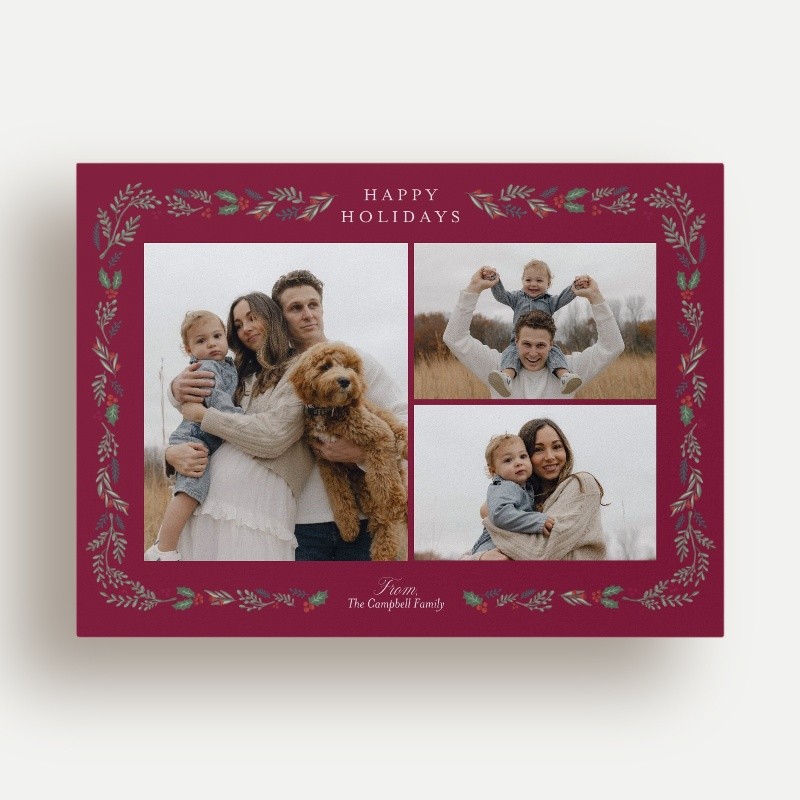 Painted Holly Frame