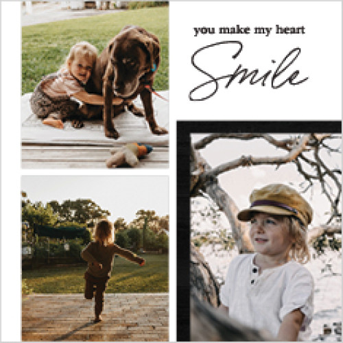 Black And White Rustic Calendar 12x12 undefined  Wall Calendar