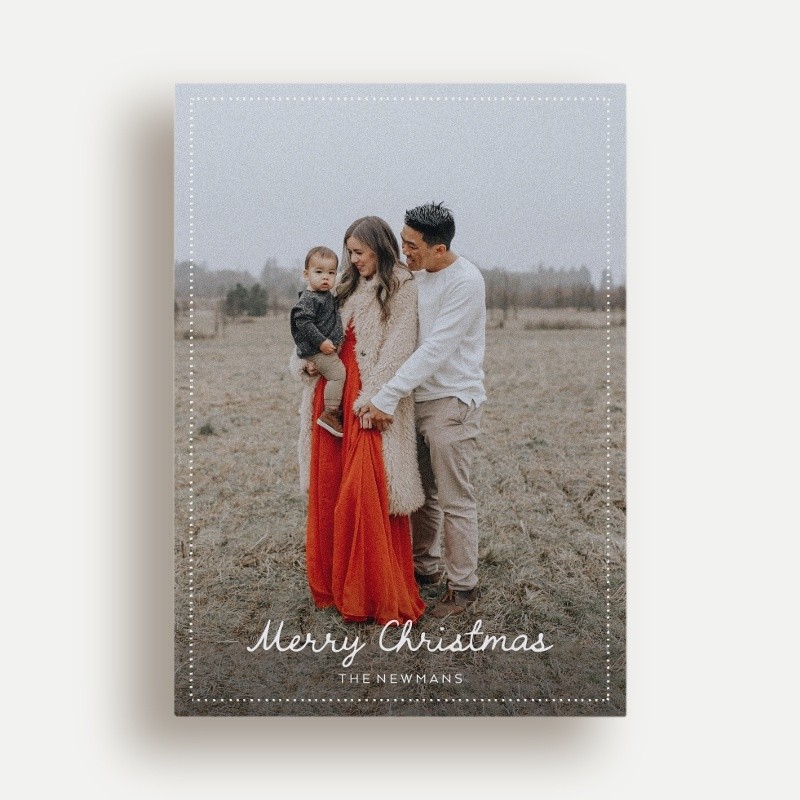 Dotted Frame Holiday Card