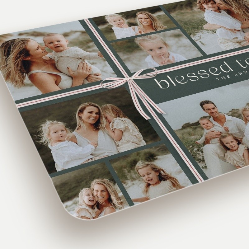 Wrapped Collage Holiday Card