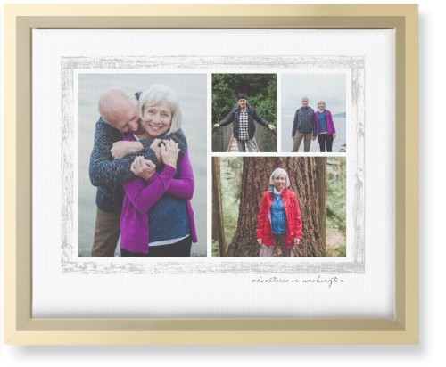 Brushed Border Collage Of Four