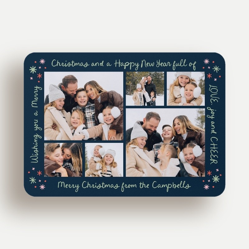 Wrapped Words Holiday Card