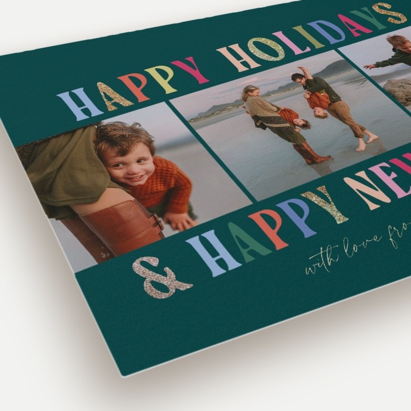 Whimsical Trio Holiday Card