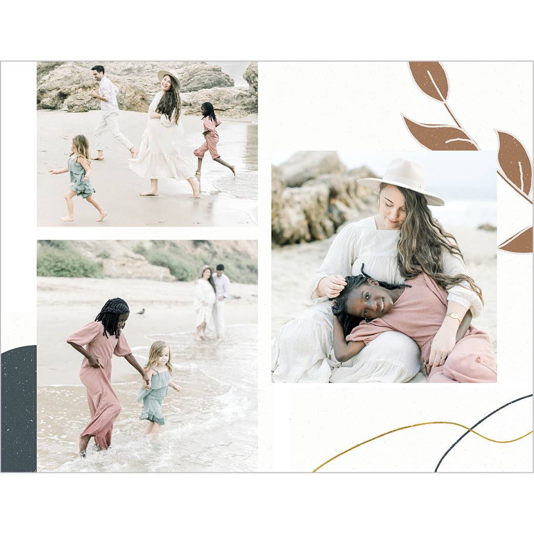 Muted Everyday Abstract Calendar 8x11 undefined  Wall Calendar