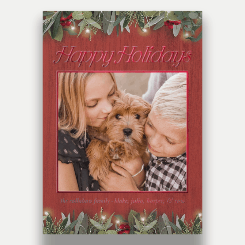 Botanical Trio Holiday Card