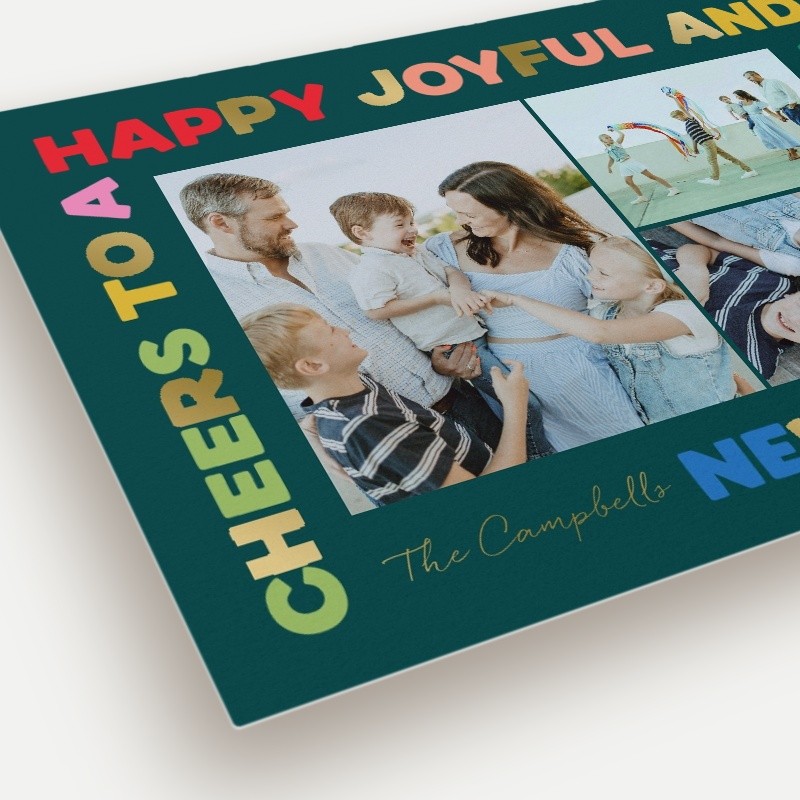 Rainbow Frame New Year's Card