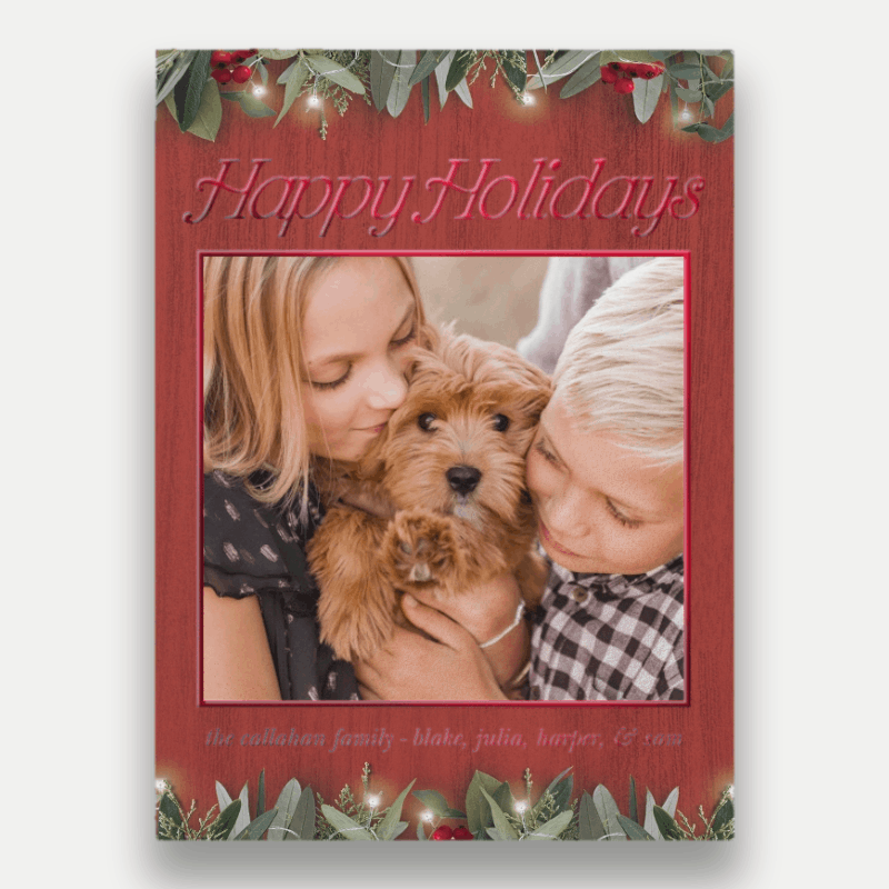 Botanical Trio Holiday Card