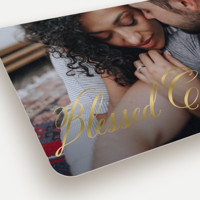Simply Script Holiday Card