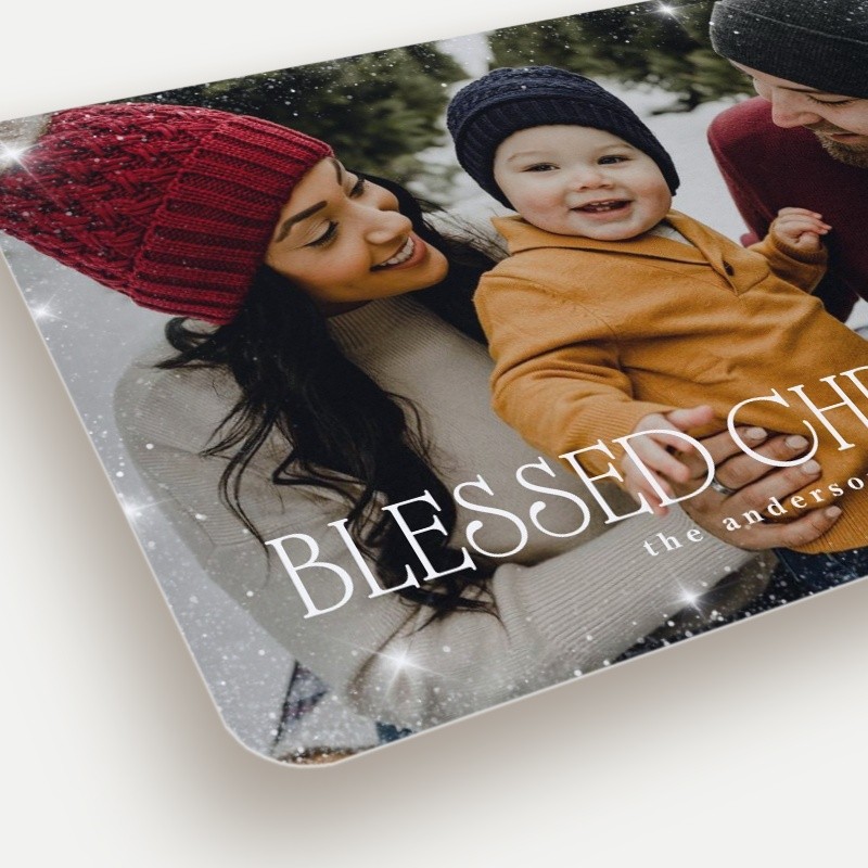 Starry Sparkle Holiday Card