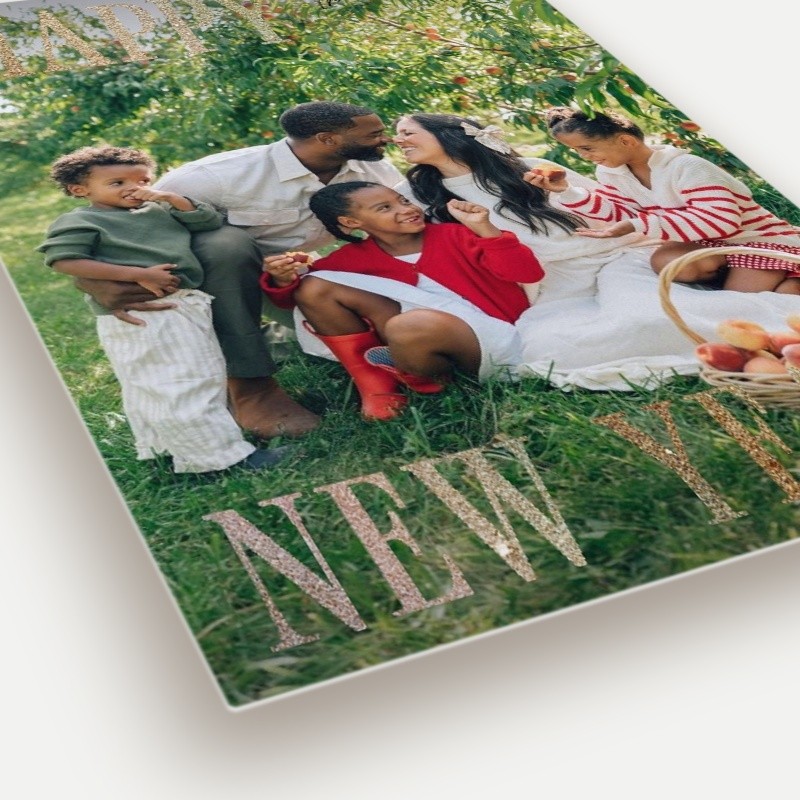 Split Serif Holiday Card