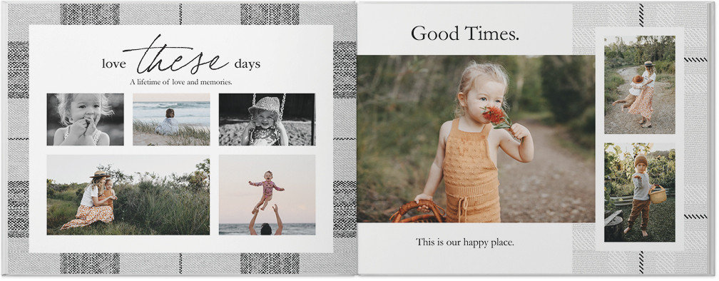 Black and White Rustic 8x11 undefined  Photo Book