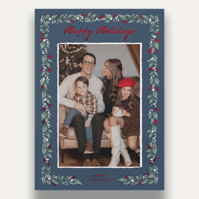 Botanical Frame Holiday Card
