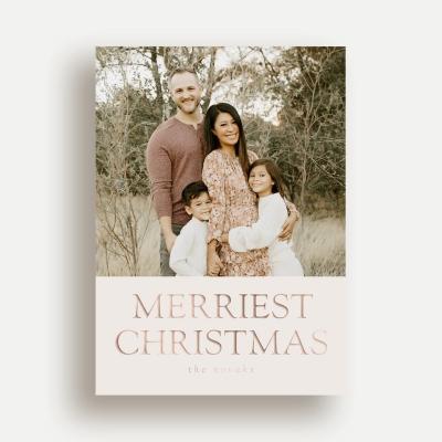 Editable Merriest Sentiment