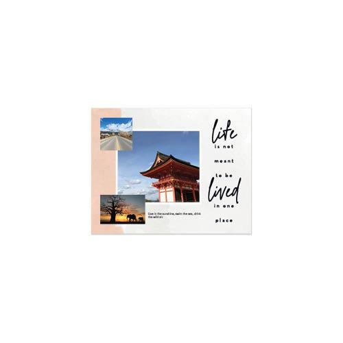 Inspirational Travel Calendar 8x11 undefined  Wall Calendar