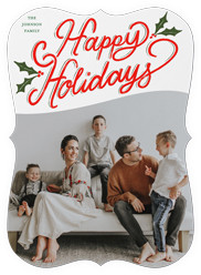 Vibrant Holly Greetings