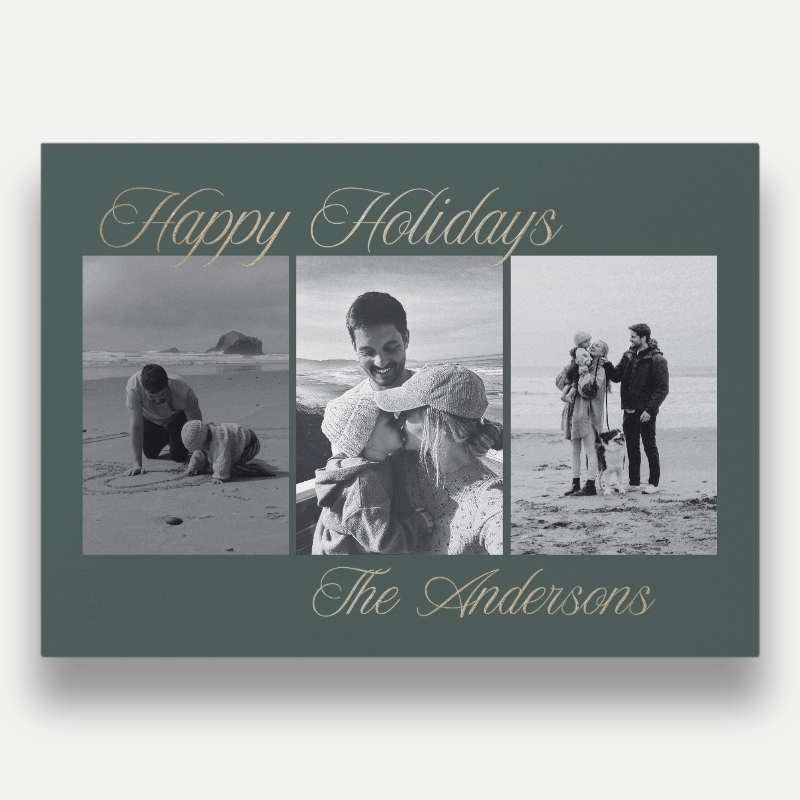 Elegant Signature Holiday Card