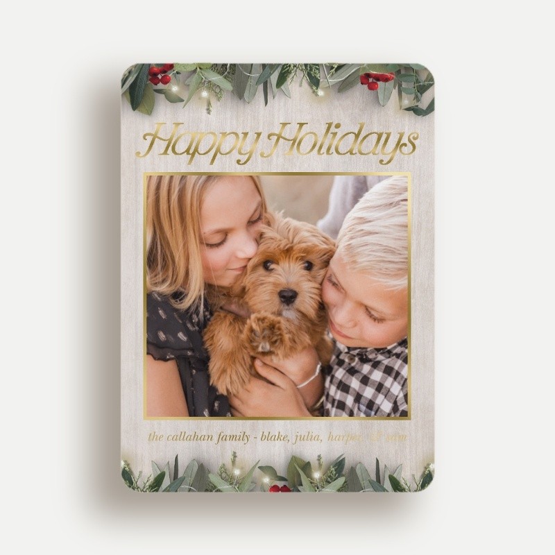 Botanical Trio Holiday Card