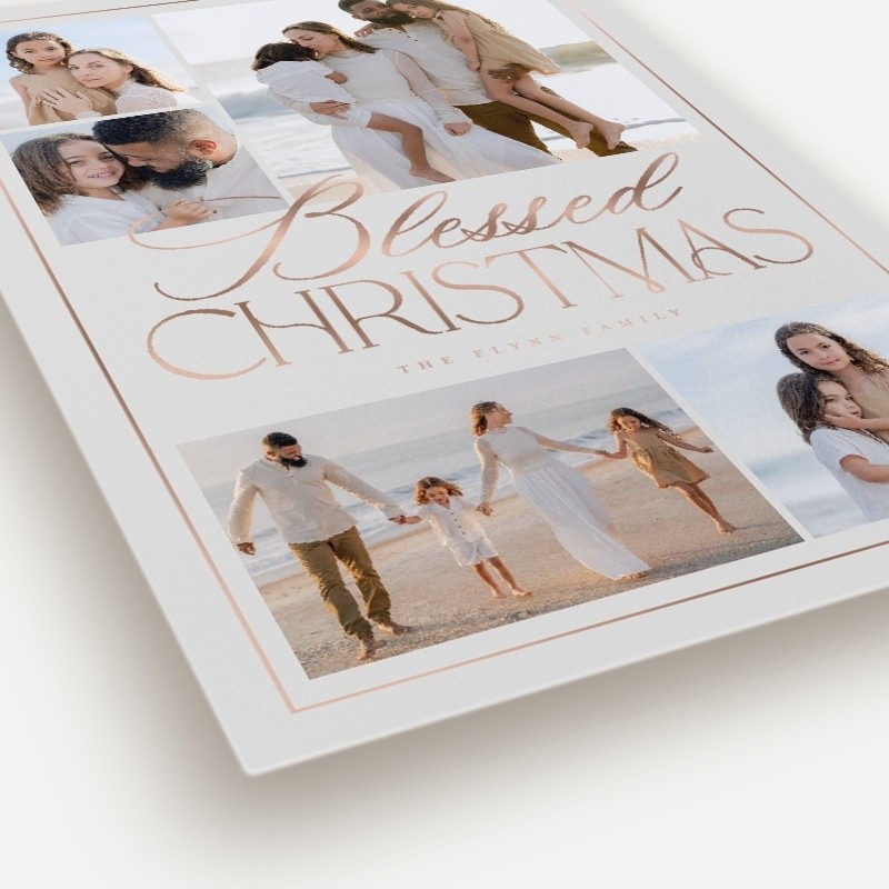 Refined Collage Holiday Card