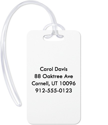 Gallery of Three 2x4 Multicolor  Luggage Tag