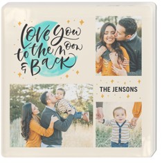 Love You Moon Watercolor