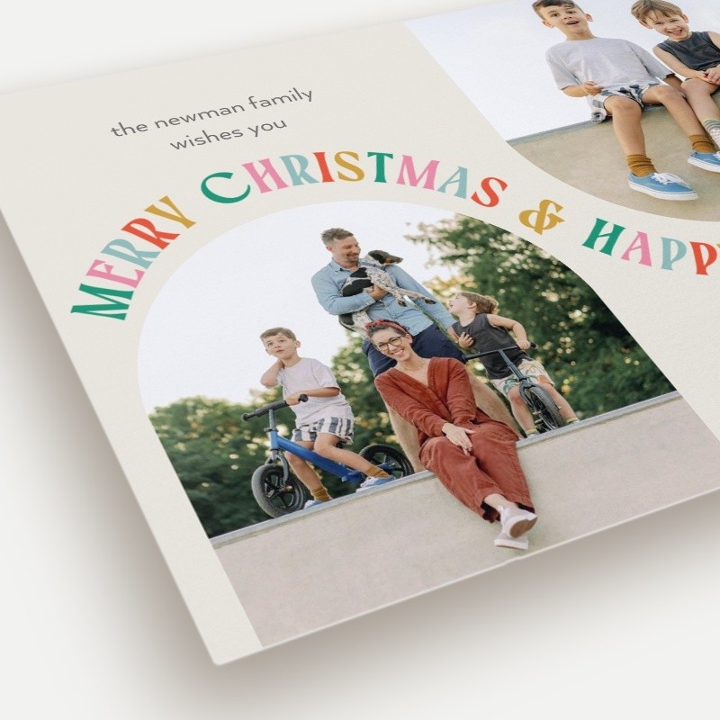 Arched Whimsy Holiday Card